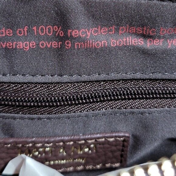 Matt & Nat Crossbody Brown Women's Vegan Leather Bag Purse Sam Purity - Picture 9 of 9